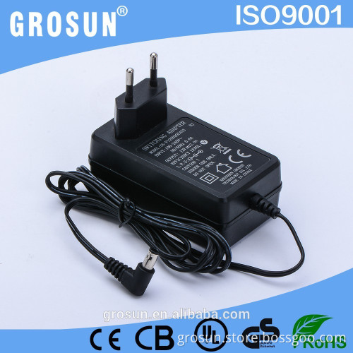 OEM 12V 1A 1.2A 1.5A 2A 2.5A EU Plug AC DC Power Adapter 12W 14.4W 18W 24W 30W EU Plug Wall Charger with CE/UL/FCC